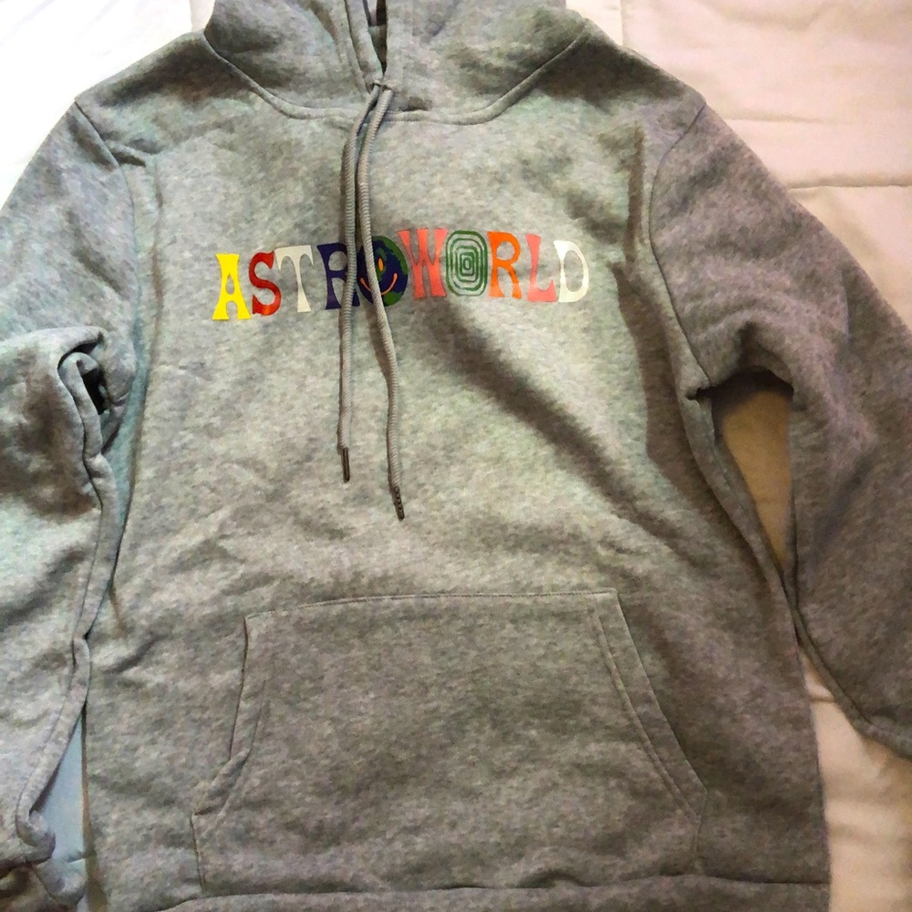Travis Scott Hoodie M Grey